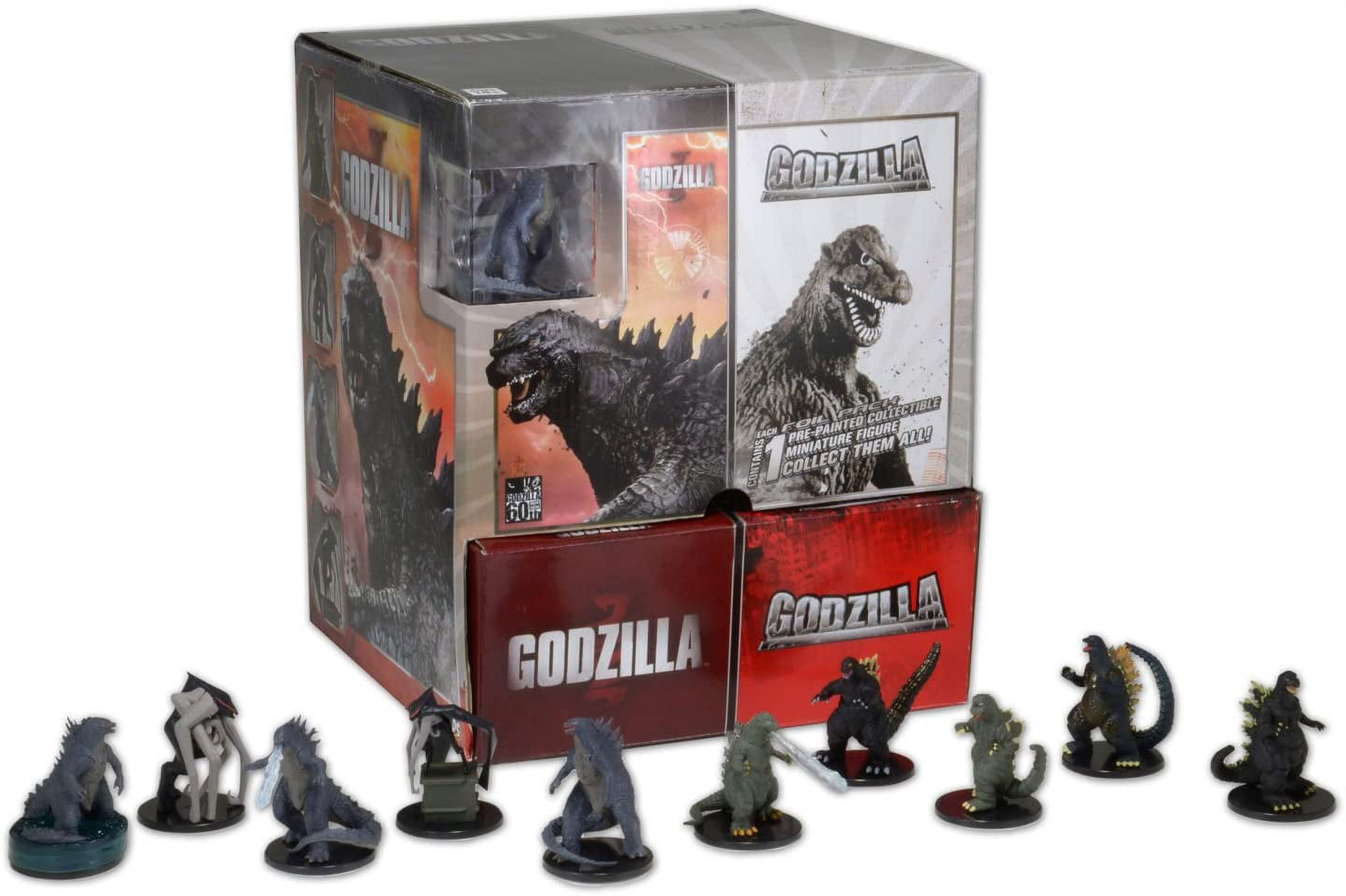 Godzilla Mini PVC Figure Classic Godzilla 3.5 Mystery Pack 1 RANDOM Figure  Bandai - ToyWiz