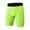 Green, variant on Bibifish Mens Sports Shorts Black High Waist 3D Pouch Compression shorts Stretchy Quick Dry Moisture Wicking Gym Workout Training Shorts