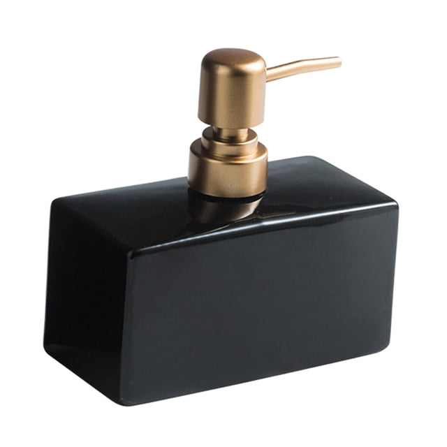Abbracc 400ml Ceramic Soap Dispenser Hand Pump Black