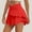 #6Red, variant on Byworldtasic Womens Solid Color Skirts Tennis Skirts for Women Golf Skorts with Pockets High Waist Ruffle Athletic Skirt