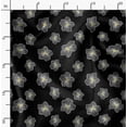 thumbnail image 2 of Soimoi Floral Print,Cotton Poplin, Sewing Fabric Sold by The Yard 42 Inch Wide,Sewing Craft Quilting/Quilt Making Fabric, White & Black, 2 of 6