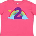 thumbnail image 4 of Inktastic 2nd Birthday Rainbow Cute Girls Girls Toddler T-Shirt, 4 of 5