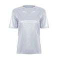 thumbnail image 6 of XIAONU Womens Metallic Glitter T Shirt Short Sleeve Crew Neck Shiny Party T Shirt Lightweight Disco Night Out Wear T Shirts, 6 of 6