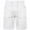 White, variant on Munlar Mens Shorts,Fashion Plus-Size Man Solid Elastic Waist Loose Pockets Bandage Short Pants