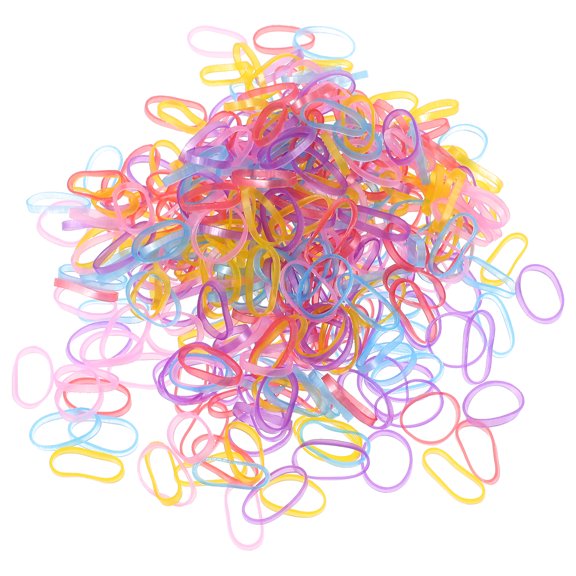 Baby Ponytail Elastics Girl Toddler Hair Ties Tiara Thick Rubber Bands Multi-function