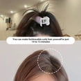 thumbnail image 6 of Elenxs Hair Root Fluffy Clips Bangs Hairstyling Hairdressing Hairpins Lazy Curly Tube Portable Travel Washable Curlers Rollers 2PCS Rose Red, 6 of 10