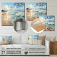 thumbnail image 4 of Designart "Seaside Reflections Beach Photo V" Nautical & Beach Metal Wall Art, 4 of 5