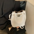 thumbnail image 2 of Bolso de hombro con cordón de moda retro para mujer, nuevo bolso de hombro sencillo de alta gama, moderno, informal y versátil, 2025, 2 of 5