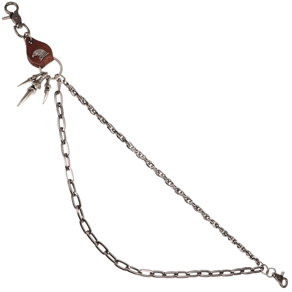 LOLIPPYY Pants Chain for Men's MultiPurpose Zinc Alloy Wallet Chain for Decoration Suitable for Punk Style 46.0 Inches