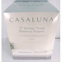 Casaluna 3 inch Serene Foam Mattress Topper Queen