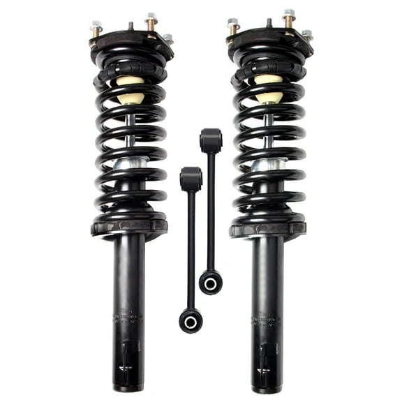 AUTOMUTO Struts & Shocks Quick-Strut Front Strut Spring Assembly Stabilizer Bar Link Fit For 2006-2010 for Jeep Commander 2005-2010 for Jeep Grand for Cherokee