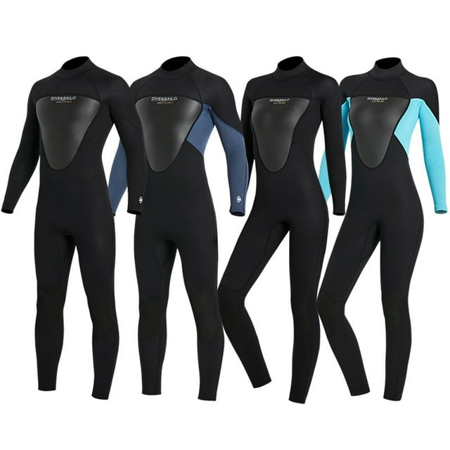 Combinaison de Plongée Haute Efficacité Anti-Froid Maillots de Bain Confortables Écran Solaire Puissant Réduire la Résistance à l'Eau Combinaison Classique Col Ras du Cou Femmes Noir G