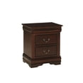 thumbnail image 6 of Emelina Philip Cherry Sleigh Bedroom Set Special Full 4 Piece: Bed, Dresser, Mirror, NightStand, 6 of 12