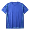 thumbnail image 3 of hlysgo Mens Workout Quick Dry Shirts Athletic Moisture Wicking Running Gym Mesh Shirt Performance Lightweight T-Shirts Blue,5xL, 3 of 5