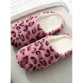 thumbnail image 4 of Women's Fuzzy House Memory Foam Slippers,Furry Faux Fur Lined Bedroom Shoes,Cozy Indoor Slide, 4 of 5
