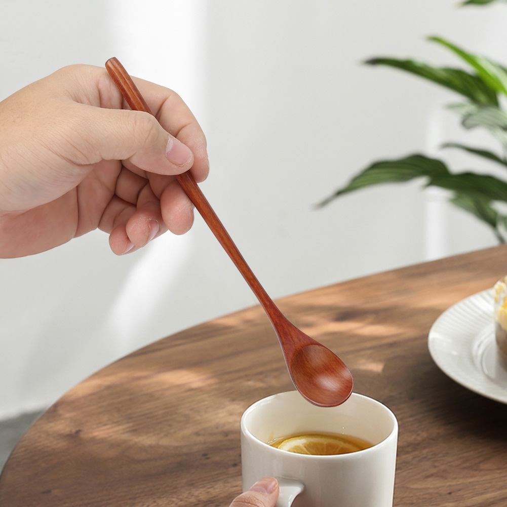 Spptty Coffee Stirring Tool,Coffee Spoon,3Pcs Wood Coffee Stirring