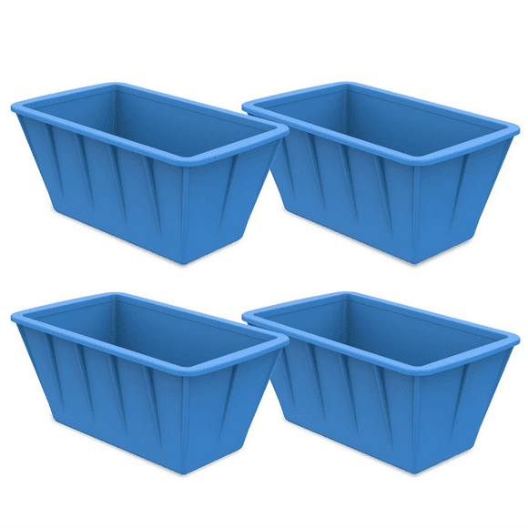 Extra Large Ice-Cube Molds 4Pack Silicone Ice Block Molds for Ice Plunge Tub, Reusable Ice-Cube Trays for Freezer Blue