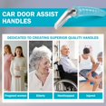 thumbnail image 7 of 2 Pcs Car Door Handle Assist for Elderly, Stainless Steel Car Door Handle, Multifunctional Car Handle Assist Portable Car Door Latch Handle for Safe Entry/Exit Car for Seniors and Handicapped, 7 of 7