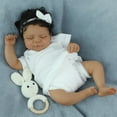 thumbnail image 3 of Muñecas de Bebé Renacido Negras - Muñecas de Recién Nacido Realistas de 18 Pulgadas Muñecas de Bebé Recién Nacido Regalo para Bebé de la Vida Real Afroamericano, 3 of 8