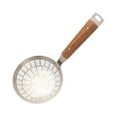 thumbnail image 3 of Colador de acero inoxidable con mango de madera para cocina pequeño, 3 of 9
