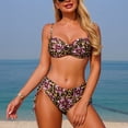 thumbnail image 2 of Bathing Suit for Women 2026 Two Piece Bathing Suits Floral Print Tankini Swimsuit Bikini Separates Two Piece Bathing With, 2 of 9