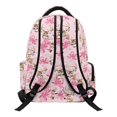 thumbnail image 2 of Pzuqiu Pink Deer Bow School Backpacks 17 Inch Large Capacity Kids Teenagers Schoolbags Bookbags Casual Travel Daypack with Front Zipper Breathable Teen Girls Boys Backpack, 2 of 7