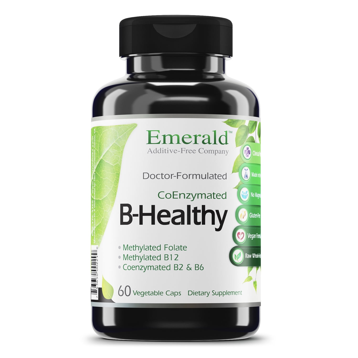 Emerald Labs BHealthy with Biotin, Vitamin B12 to Support Energy and