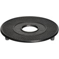 thumbnail image 1 of (Iwachu) Nambu Ironware Killoki Maru Arare (Grande) Almohadilla Para Hervidor ?? Negro, 1 of 5