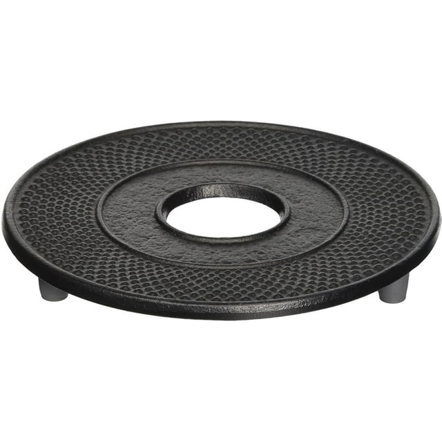 (Iwachu) Nambu Ironware Killoki Maru Arare (Grande) Almohadilla Para Hervidor ?? Negro