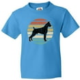thumbnail image 3 of Inktastic Boxer Dog Vintage Silhouette Youth T-Shirt, 3 of 5