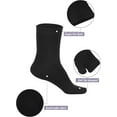 thumbnail image 3 of Kiibsot 4 Pack Flip Flop Socks Split Toe Socks Japanese Tabi Socks for Men Women, 3 of 7