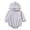 Grey, variant on Wonitaaizi Newborn Baby Boy Girl Hooded Romper Long Sleeve Front Pocket Solid Color Hoodie Bodysuit Fall Winter Outfit(3-6 Months,Green)