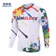 thumbnail image 3 of KEMALOCE - Camiseta de manga larga para descenso de montaña, color azul, para hombre, para enduro, motocross, ciclismo de montaña, unisex, con calaveras, para BMX, 3 of 5
