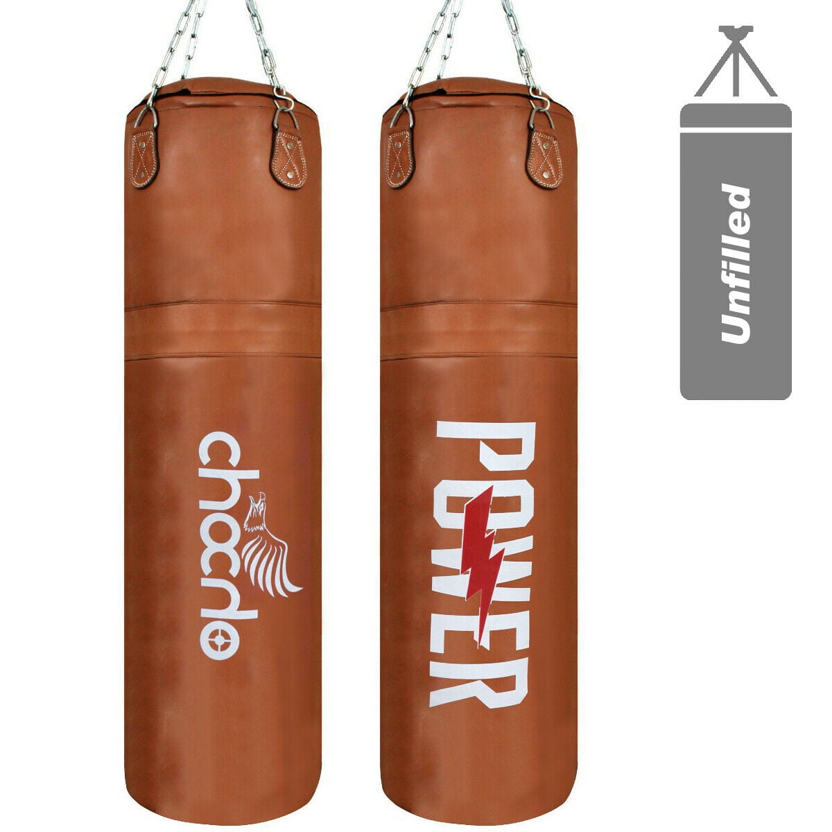 Cowhide 4ft Leather Punch Bag Punching kick Boxing Gloves Punchbag