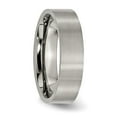 thumbnail image 4 of Chisel Titanium Brushed 6mm Flat Band, 4 of 7