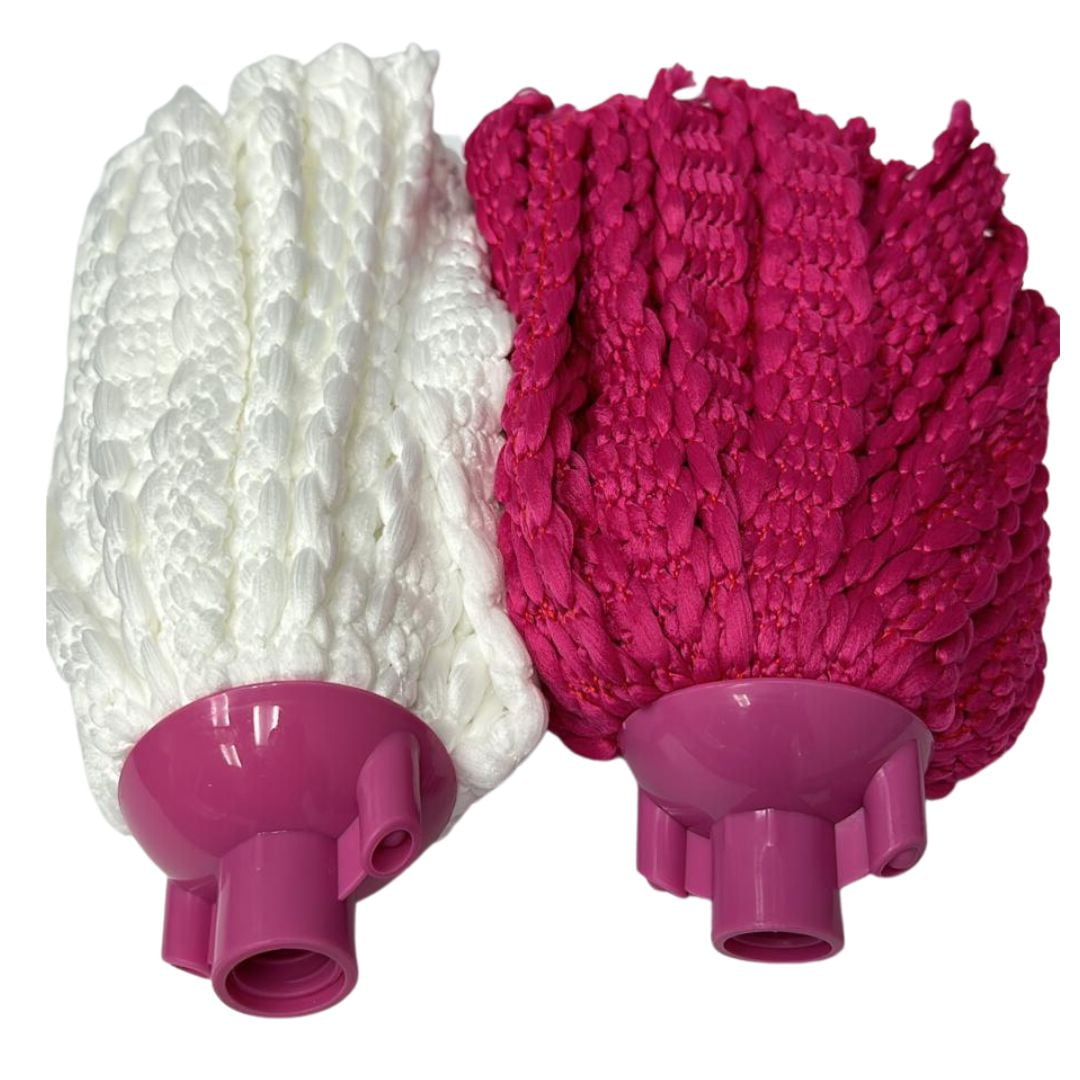 Casa Limpia Microfiber Mop Head 2-Pack for Effortless Cleaning