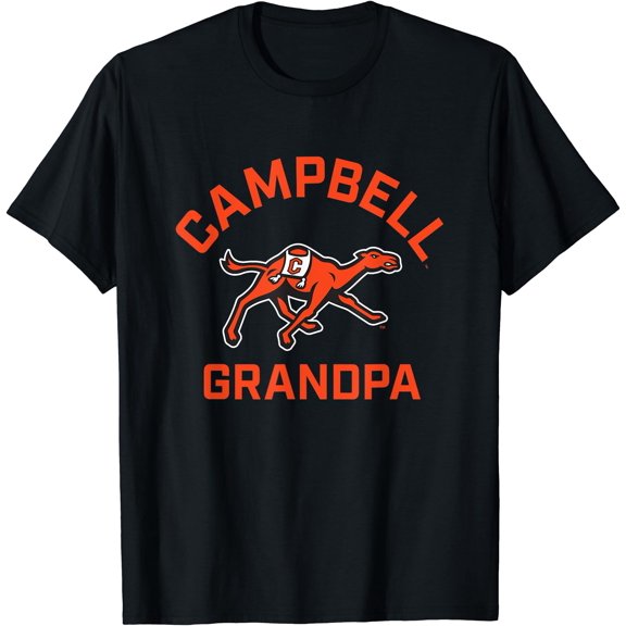Campbell University Fighting Camels Arched Grandpa T-Shirt