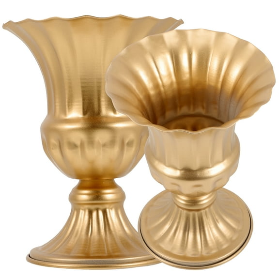 2 Pcs Decoration Flowers Tombstone Memorial Vase Holder Urn Planter