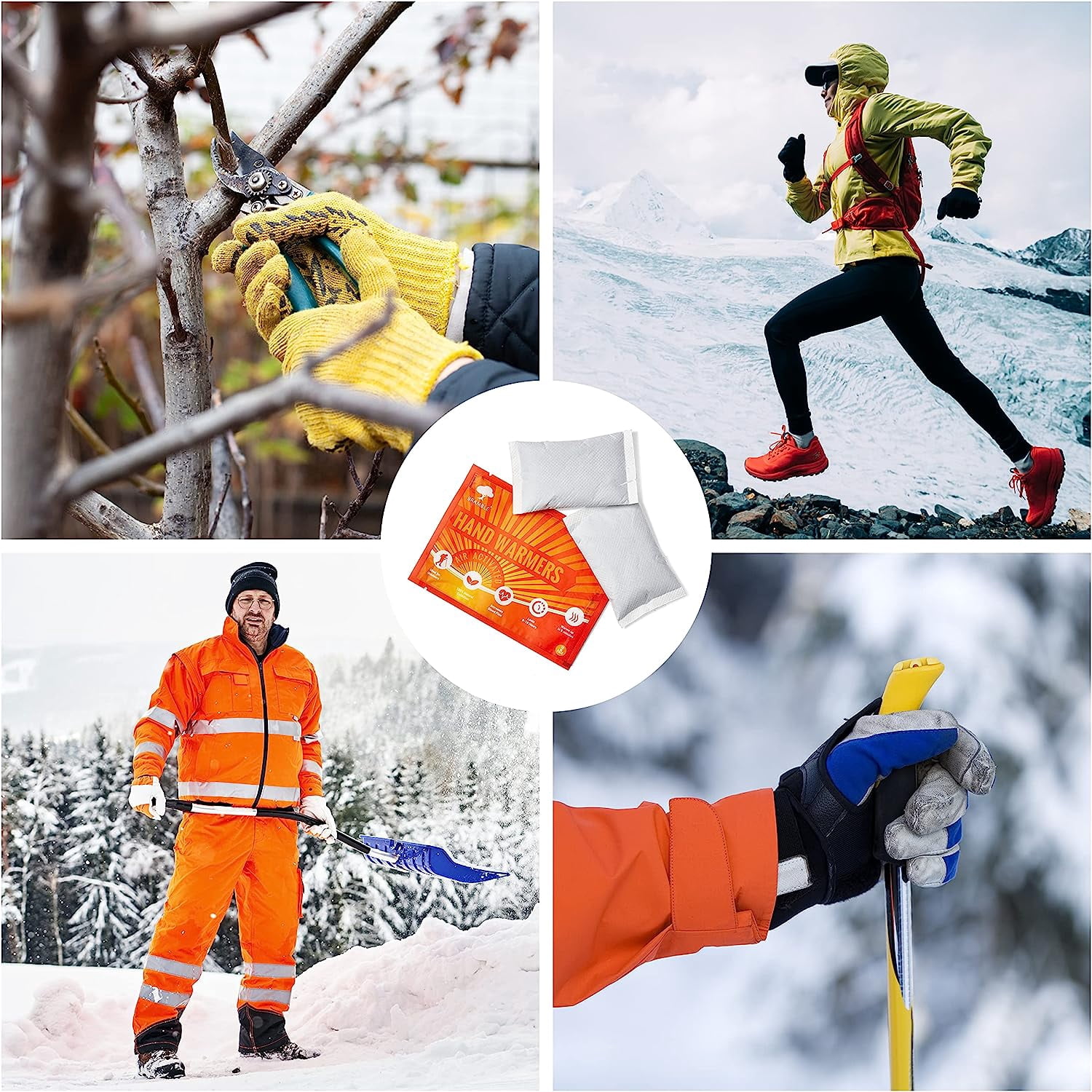 Bramble - Chauffe-Corps adhésifs (Paquet de 40) - Patchs adhésifs Ultra-Fins pour Une Chaleur ciblée - Activés à l'air et sans Odeur - Jusqu'à 10 Heures de Chaleur