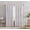 IVORY, variant on Jacquard Clip Blackout Rod Pocket Single Window Panel
