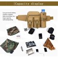 thumbnail image 4 of XINQIHANG Tactical Fanny Pack Riding Fanny Pack Single Shoulder Bag Multi-purpose bag, black-05, 4 of 7
