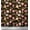 Brown, variant on Soimoi Blue Cotton Duck Fabric Leaves & Grandiflora Roses Floral Print Fabric by the Yard 42 Inch Wide