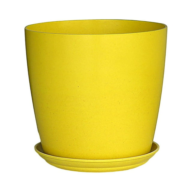 Bearachild Bandeja para macetas, maceta de estilo nórdico, contenedor para jardín, bonsái de plástico, decoración redonda para el hogar y el Jardín y Patio