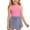 Hot Pink, variant on Girls 2 Piece Outfits Summer Clothes Tank Top Floral Print Sleeveless Solid Color Cute T-Shirt and Casual Shorts Kids Clothing Sets Pink Size 7
