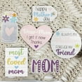 thumbnail image 5 of FENGGHAO Mothers Day Tiered Tray Decor Wood Mom Love Heart Sign Rustic Farmhouse Wooden Ornaments Spring Table Centerpiece Kitchen Decoration Gift, 5 of 5