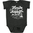 thumbnail image 3 of Inktastic Florida is My Happy Place with Palm Trees Boys or Girls Baby Bodysuit, 3 of 5