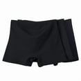thumbnail image 5 of Sakmal Plus Size Underwear Women Cotton High Waisted Boxers Boyshorts Panties Soft Black Panties for Women 2XL,3-Pack, 5 of 5
