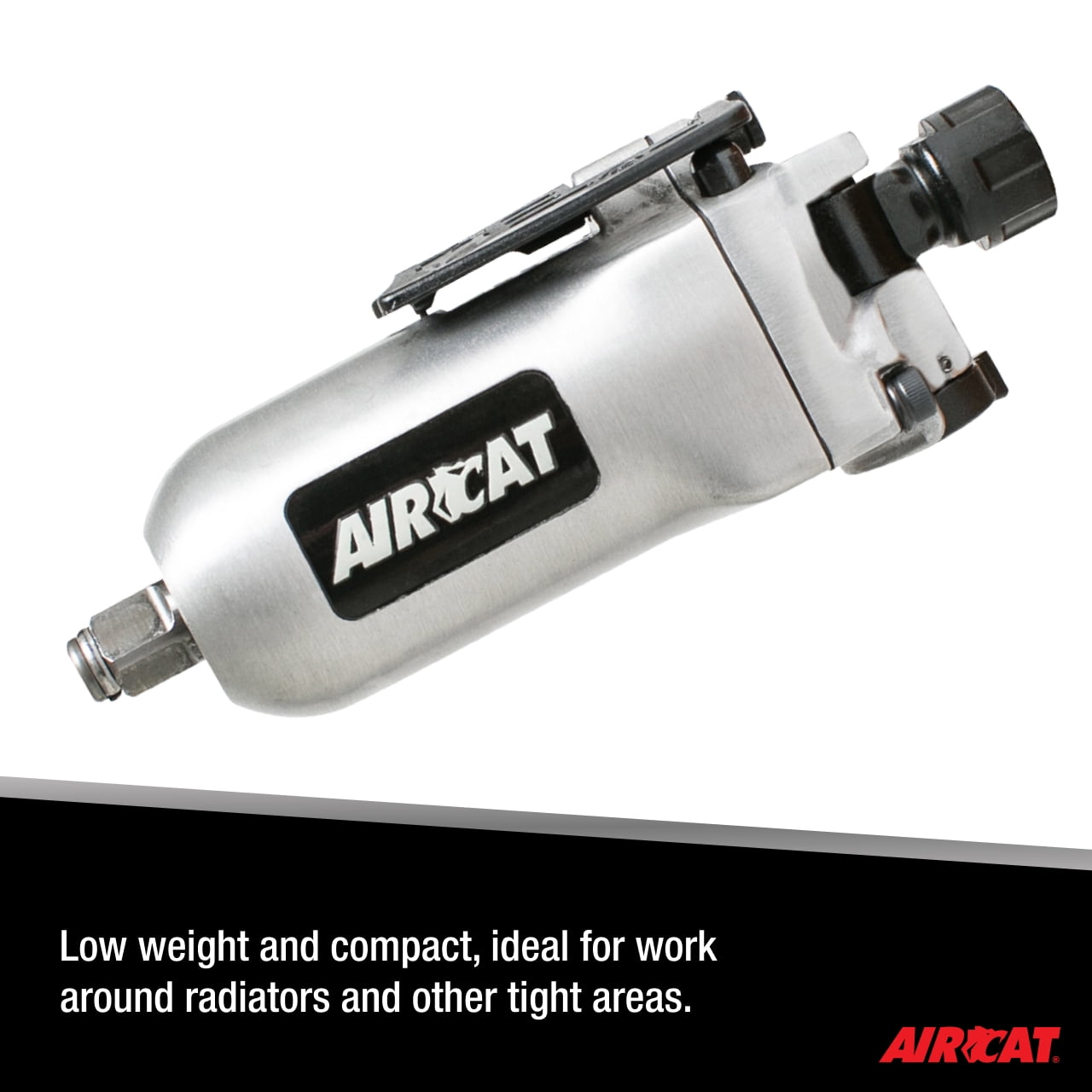 AIRCAT Pneumatic Tools 1320: 3/8Inch Butterfly Impact Wrench with BuiltIn Air Inlet 100 ftlbs