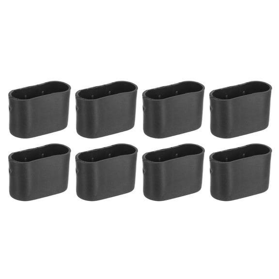 Plastic Furniture Leg Caps, 8Pack 34x16mm Oval Chair Leg Tips Caps