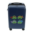 thumbnail image 3 of Teenage Mutant Ninja Turtles 22.5 Inch Carry On Luggage, TMNT Hardshell Rolling Suitcase with Spinner Wheels, Blue, 3 of 6